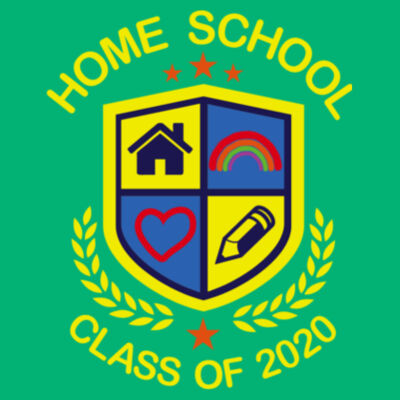 Home School - Class of 2020 - Embroidered Children's Zipped Hoodie Design