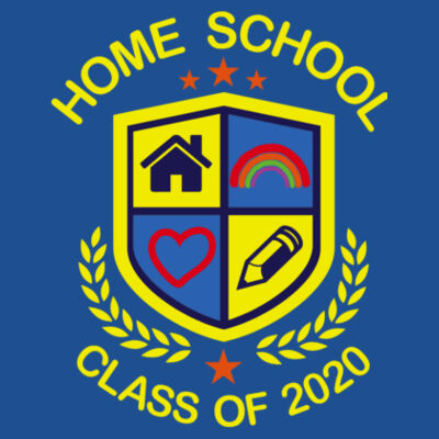 Home School - Class of 2020 - Embroidered Children's T-Shirt Design
