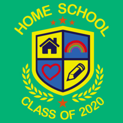 Home School - Class of 2020 - Embroidered Adult Zipped Hoodie Design