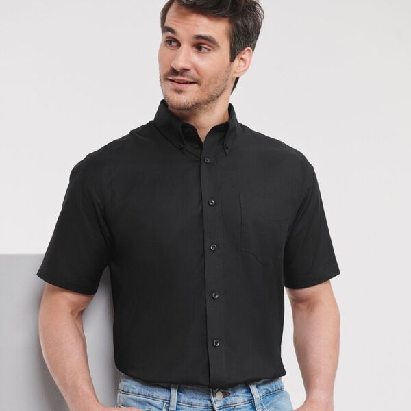 Short sleeve easycare Oxford shirt Thumbnail